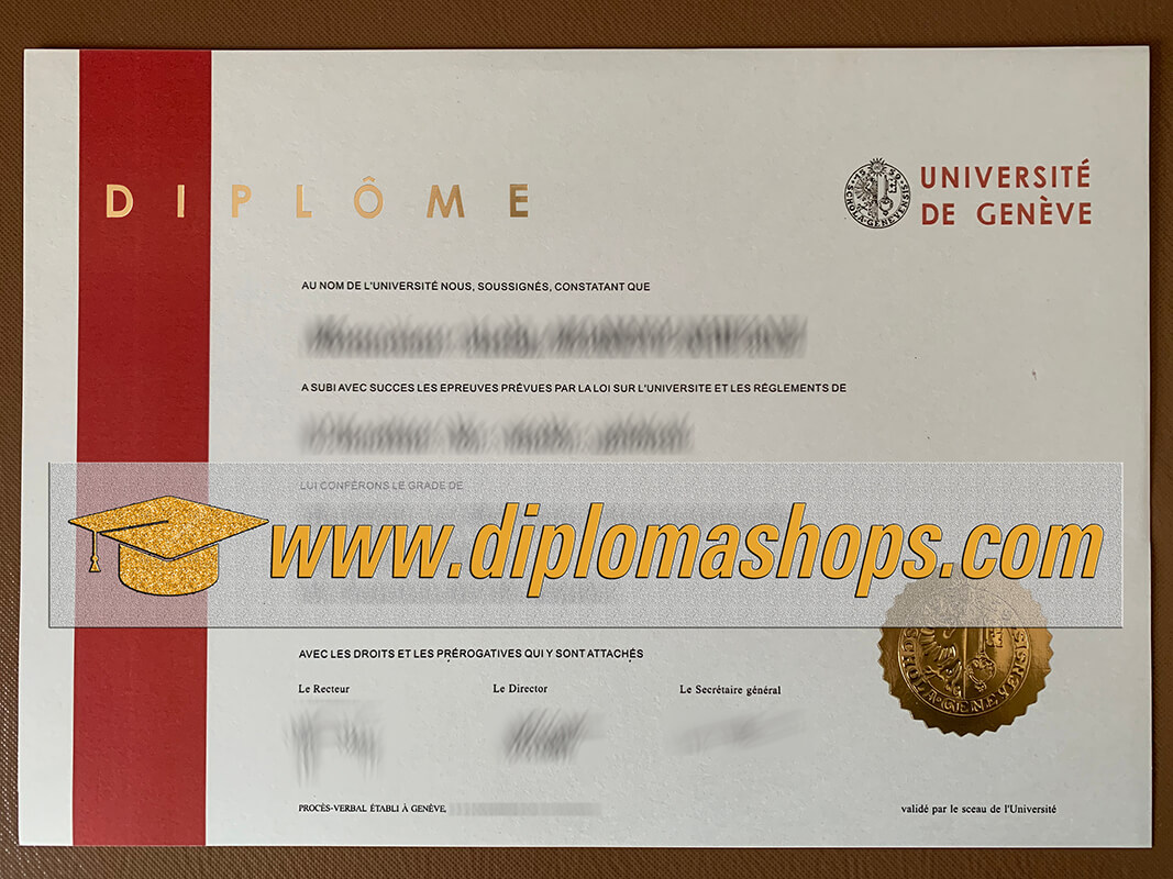 Buy Université de Genève diploma
