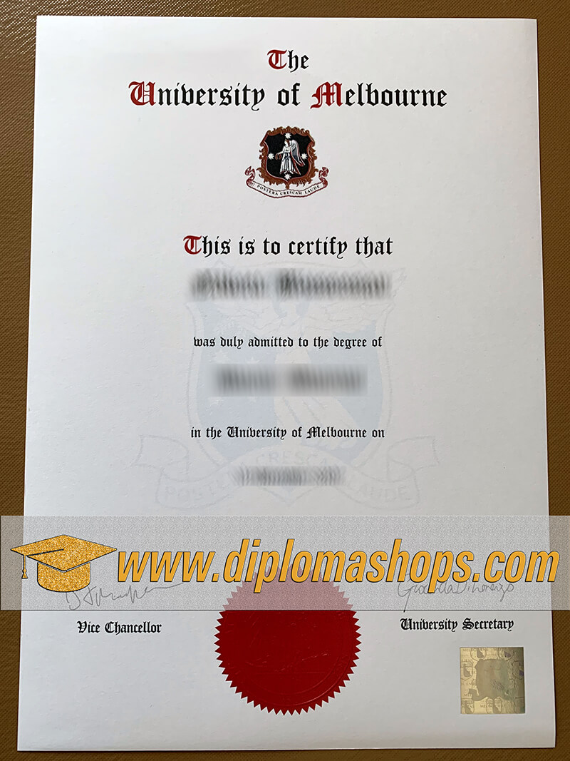 buy fake University of Melbourne diploma