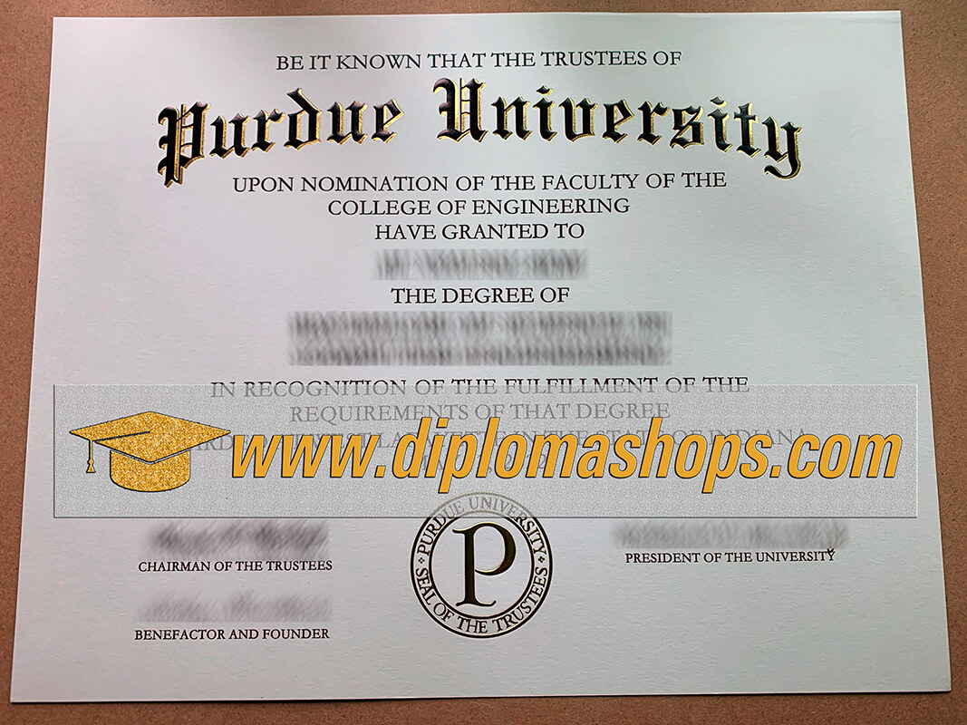 buy fake Purdue University Global diploma