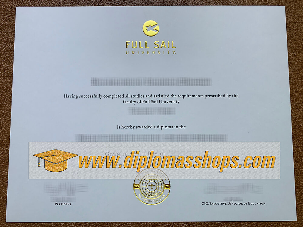 fake Full Sail University diploma, fake Full Sail University degree