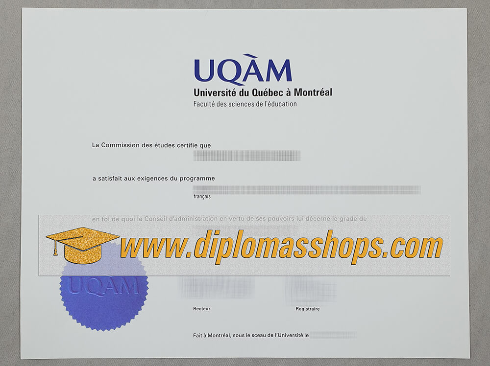 Fake University Of Quebec Diploma, Fake University Of Quebec Degree