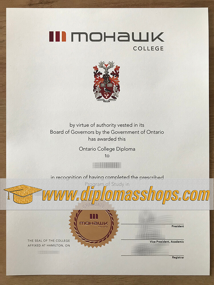 fake Mohawk College diploma, fake Mohawk College degree