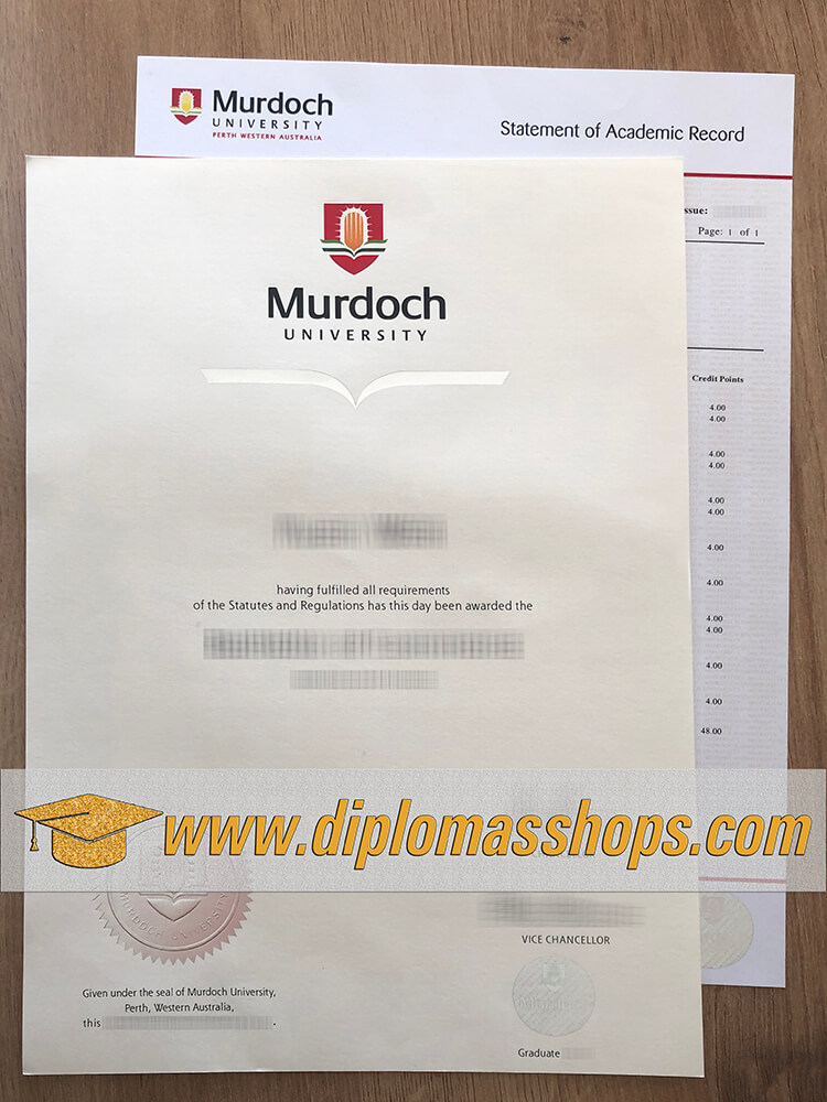 fake Murdoch University diploma