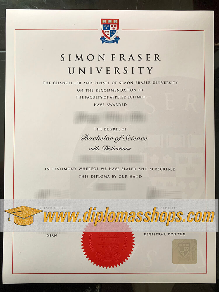 fake Simon Fraser University diploma, fake Simon Fraser University degree