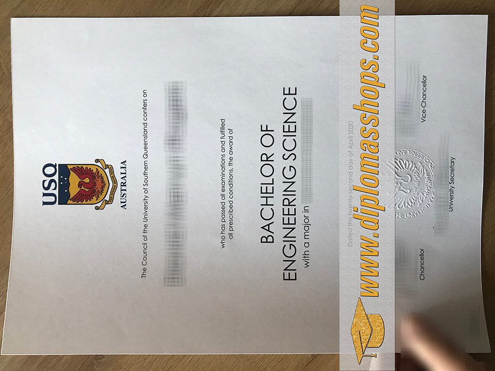 fake USQ diploma