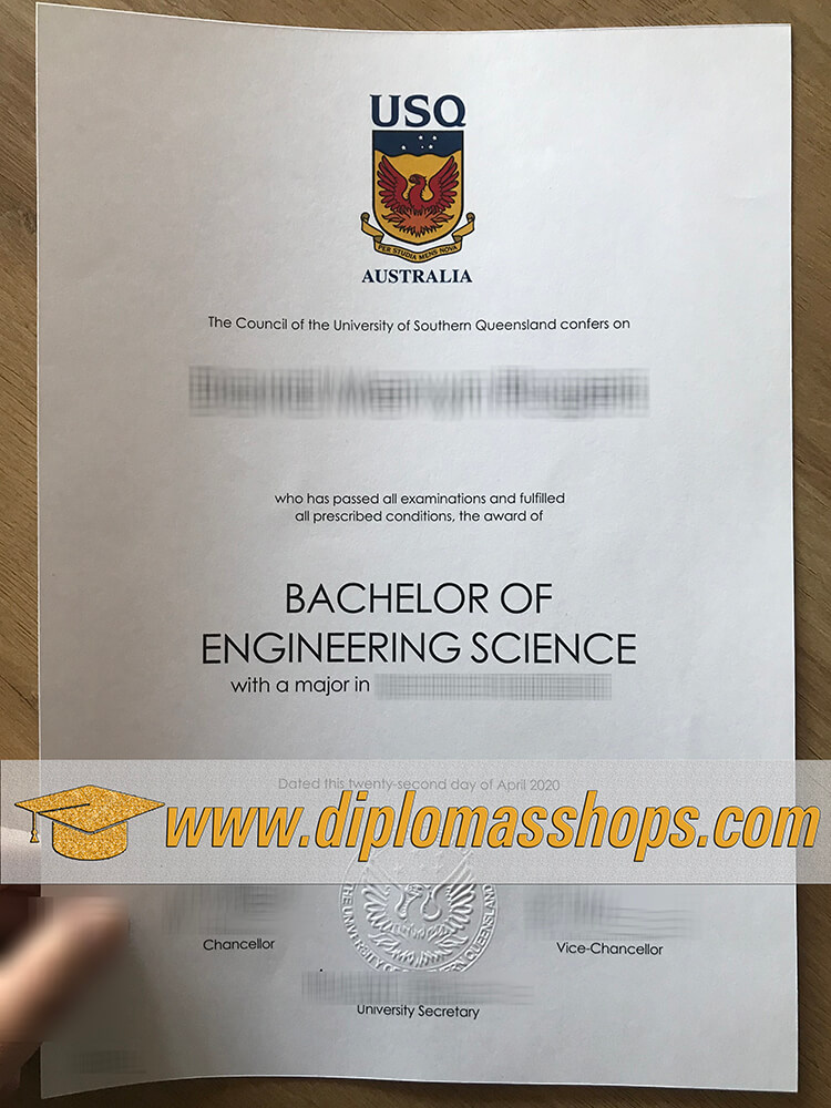 fake USQ diploma