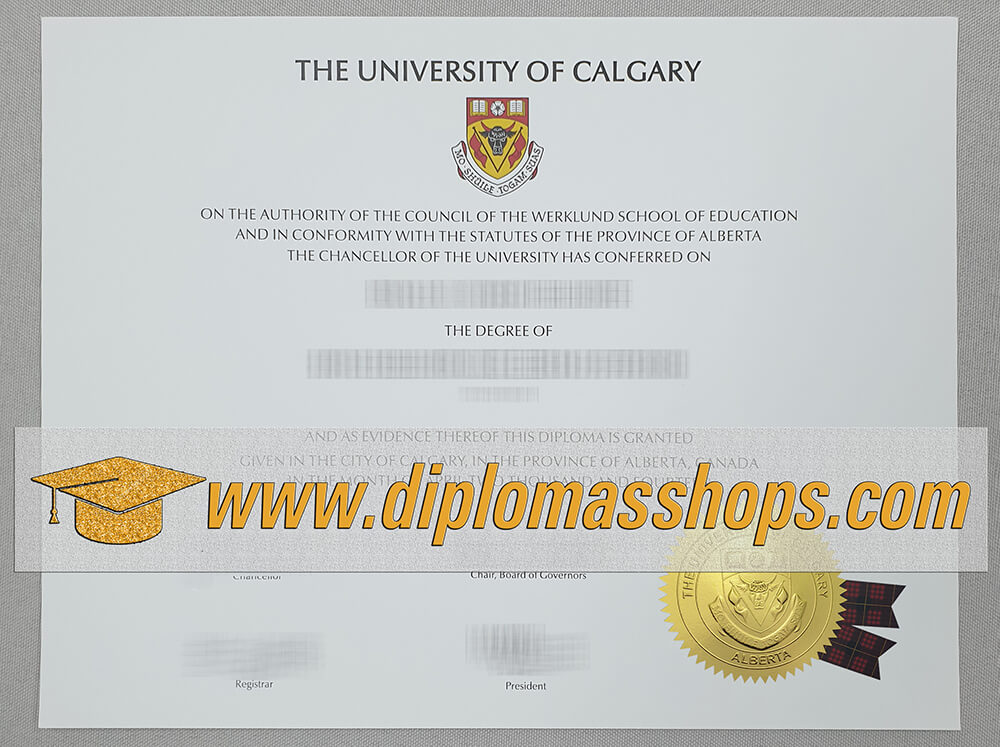 fake University of Calgary diploma, fake University of Calgary degree