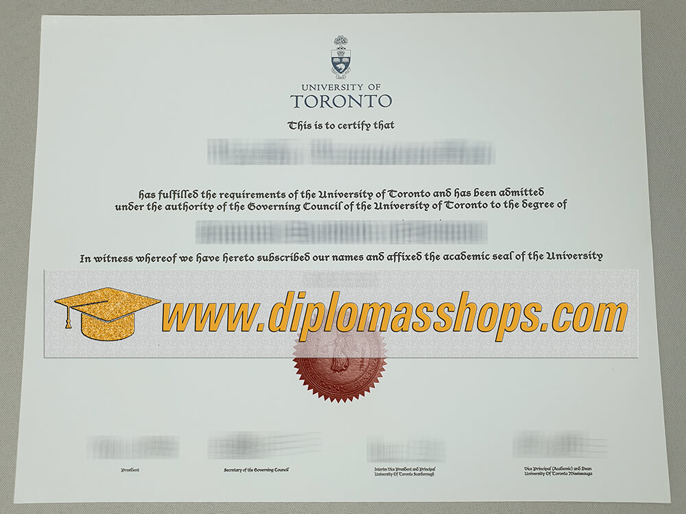 fake University of Toronto diploma, fake University of Toronto degree