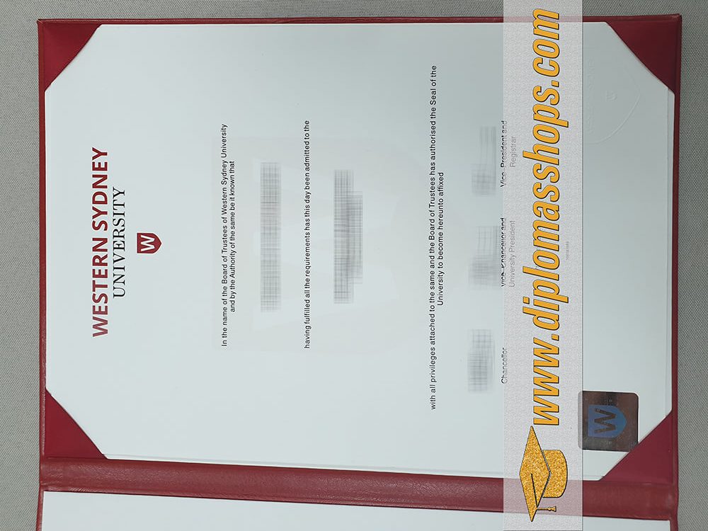 fake University of Western Sydney diplomas