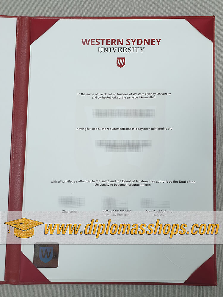 fake University of Western Sydney diplomas