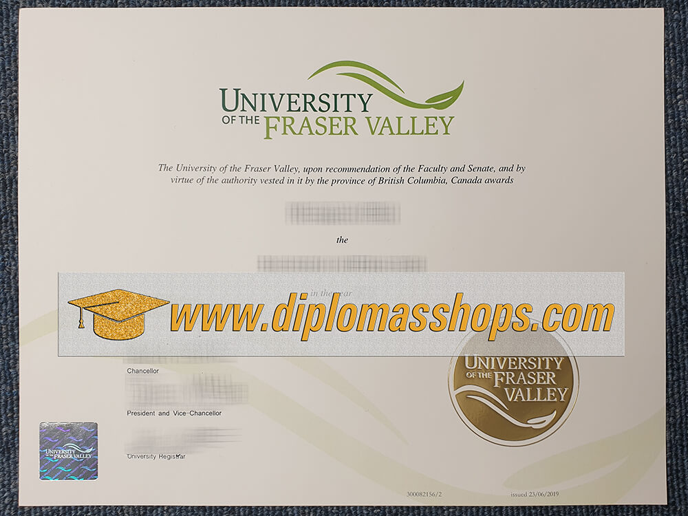 fake University of the Fraser Valley diploma, fake University of the Fraser Valley degree