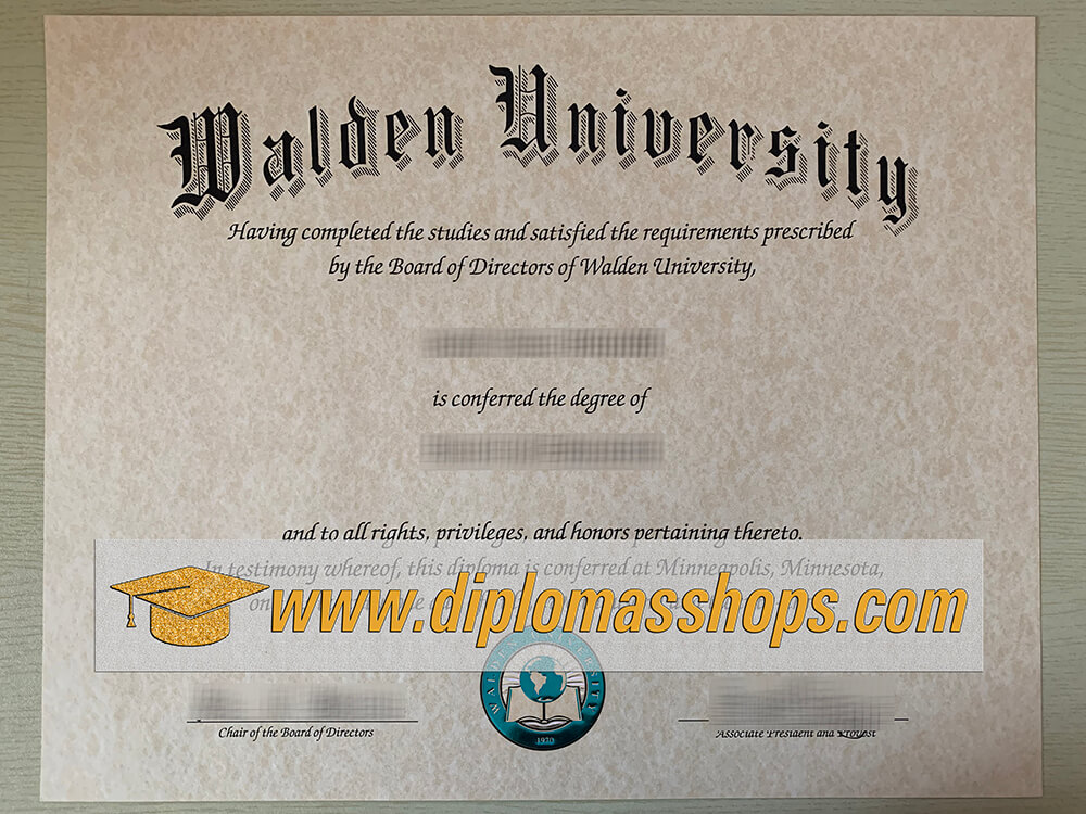 fake Walden University diploma, fake Walden University degree